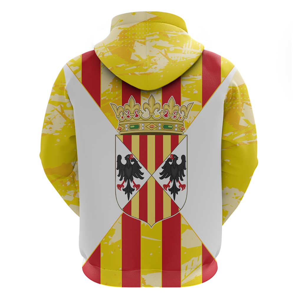 Kingdom of Trinacria Hoodie Est 1282 Animus Tuus Dominus LT9