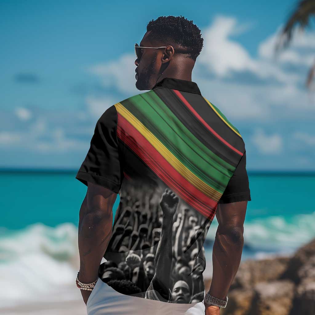 African-American History Month Hawaiian Shirt Black Power Hand Make His-Herstories LT9