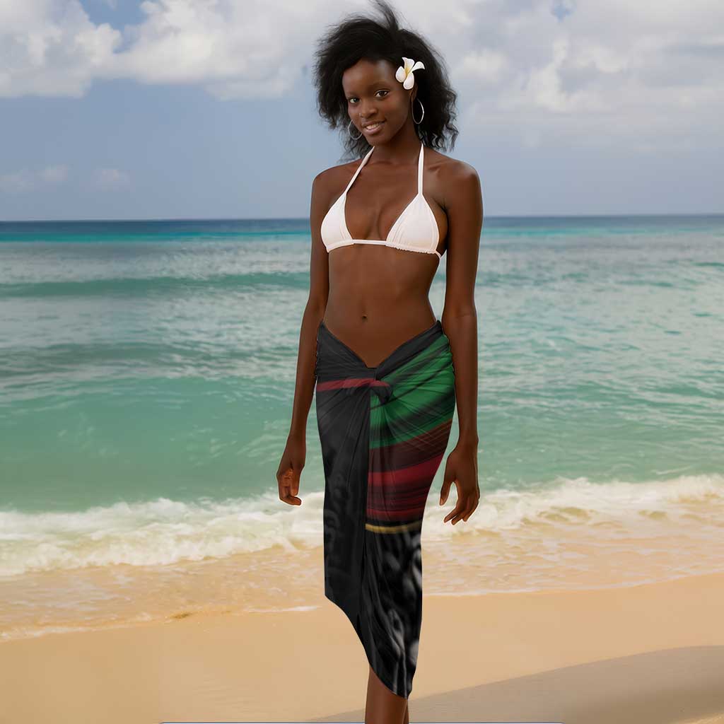 African-American History Month Sarong Black Power Hand Make His-Herstories LT9