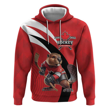 Canada Hockey Custom Hoodie Go Champion 4 Nations LT9