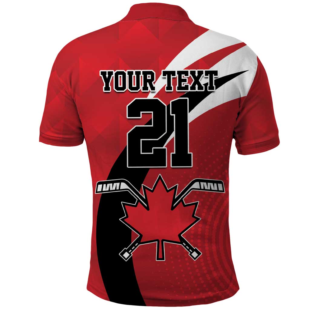 Canada Hockey Custom Polo Shirt Go Champion 4 Nations LT9