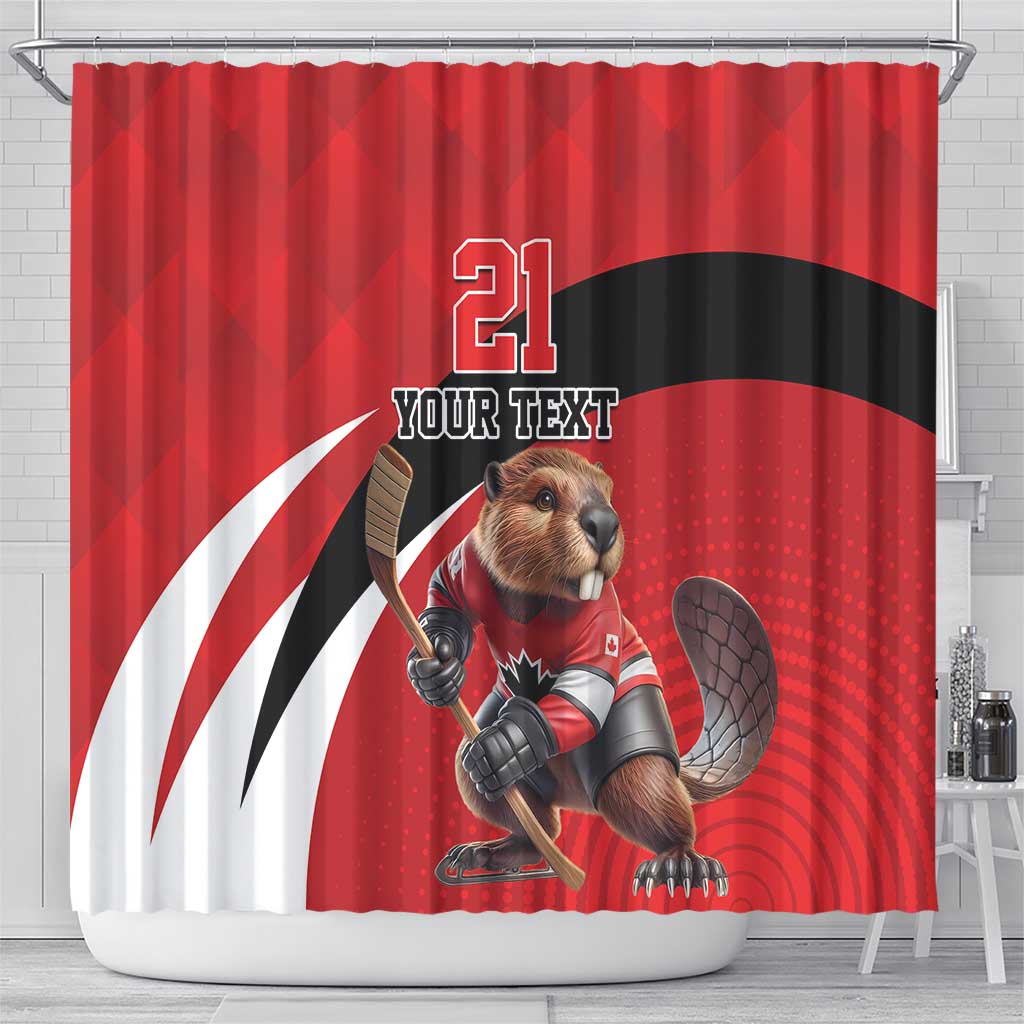 Canada Hockey Custom Shower Curtain Go Champion 4 Nations LT9
