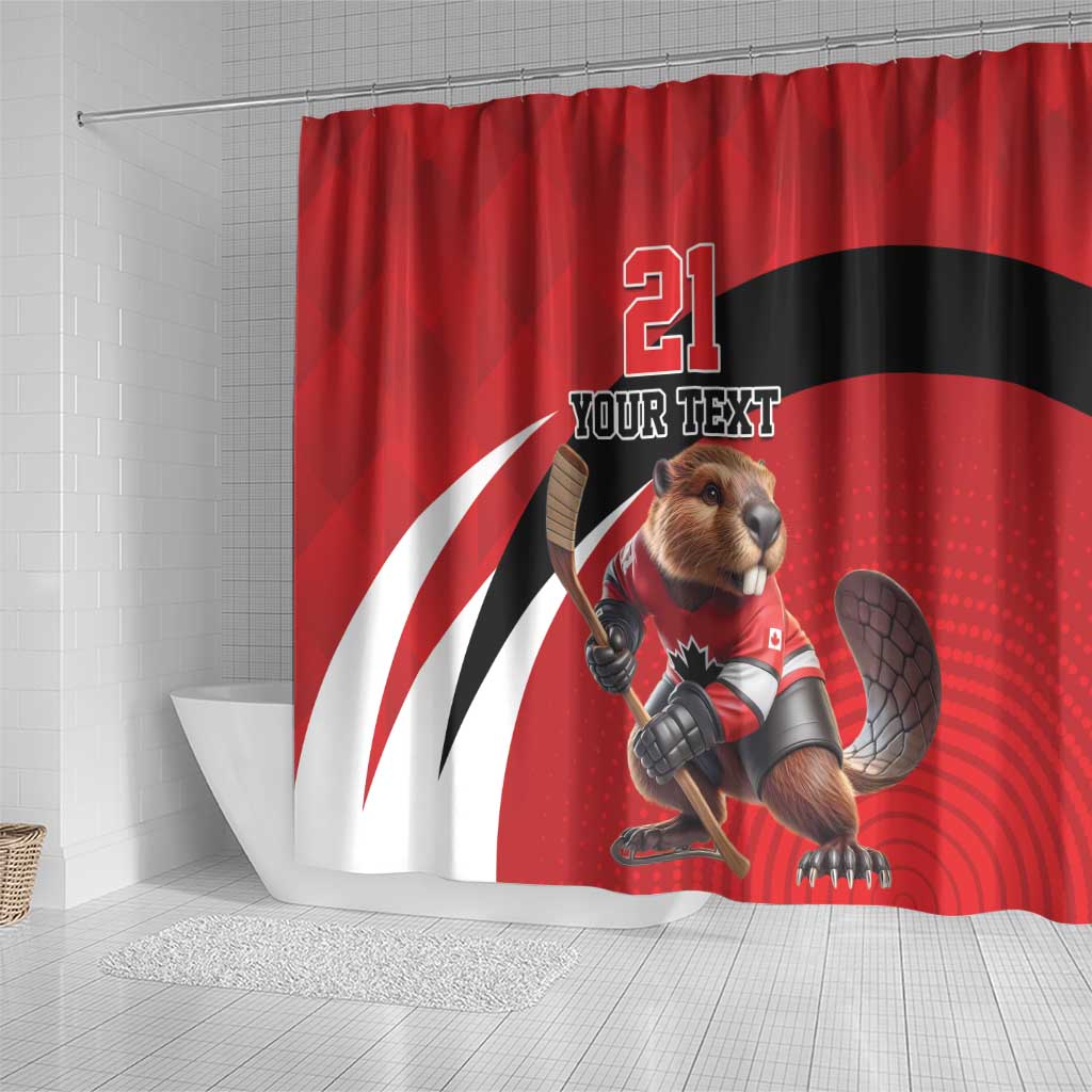 Canada Hockey Custom Shower Curtain Go Champion 4 Nations LT9