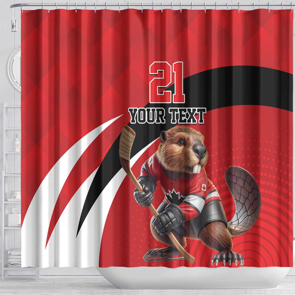 Canada Hockey Custom Shower Curtain Go Champion 4 Nations LT9