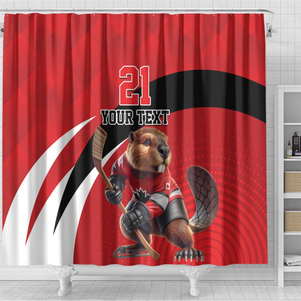 Canada Hockey Custom Shower Curtain Go Champion 4 Nations LT9