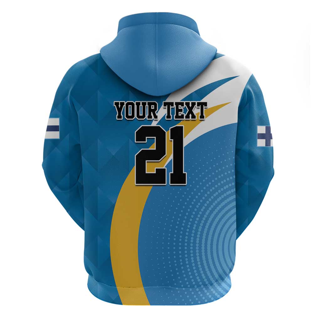 Finland Leijonat Hockey Custom Hoodie Suomen Jaakiekkoliitto 4 Nations LT9