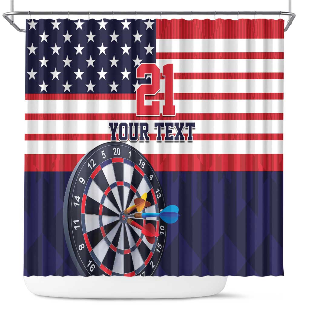 United States Dart Custom Shower Curtain One For All LT9