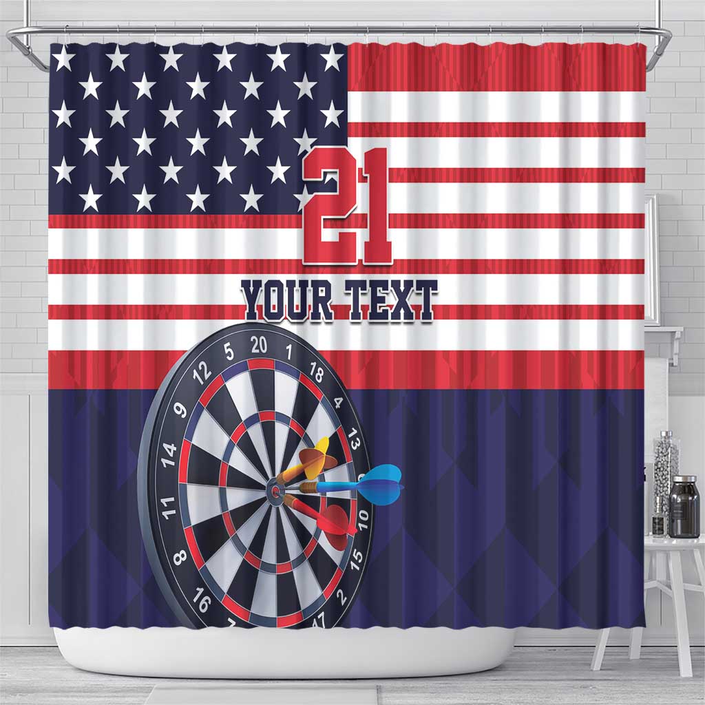 United States Dart Custom Shower Curtain One For All LT9