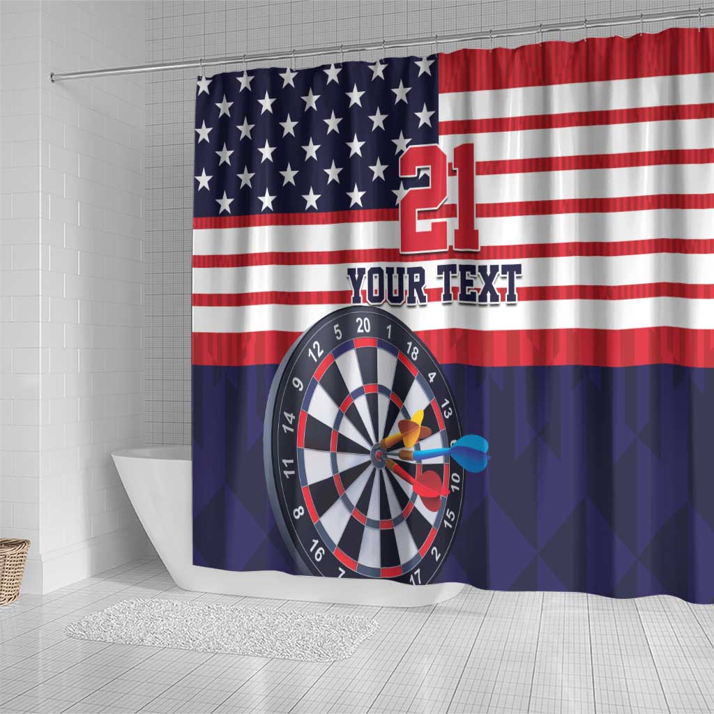United States Dart Custom Shower Curtain One For All LT9