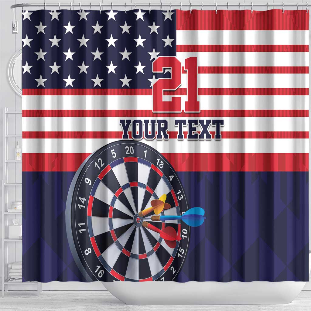 United States Dart Custom Shower Curtain One For All LT9