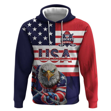 United States Ice Hockey Custom Hoodie One For All LT9