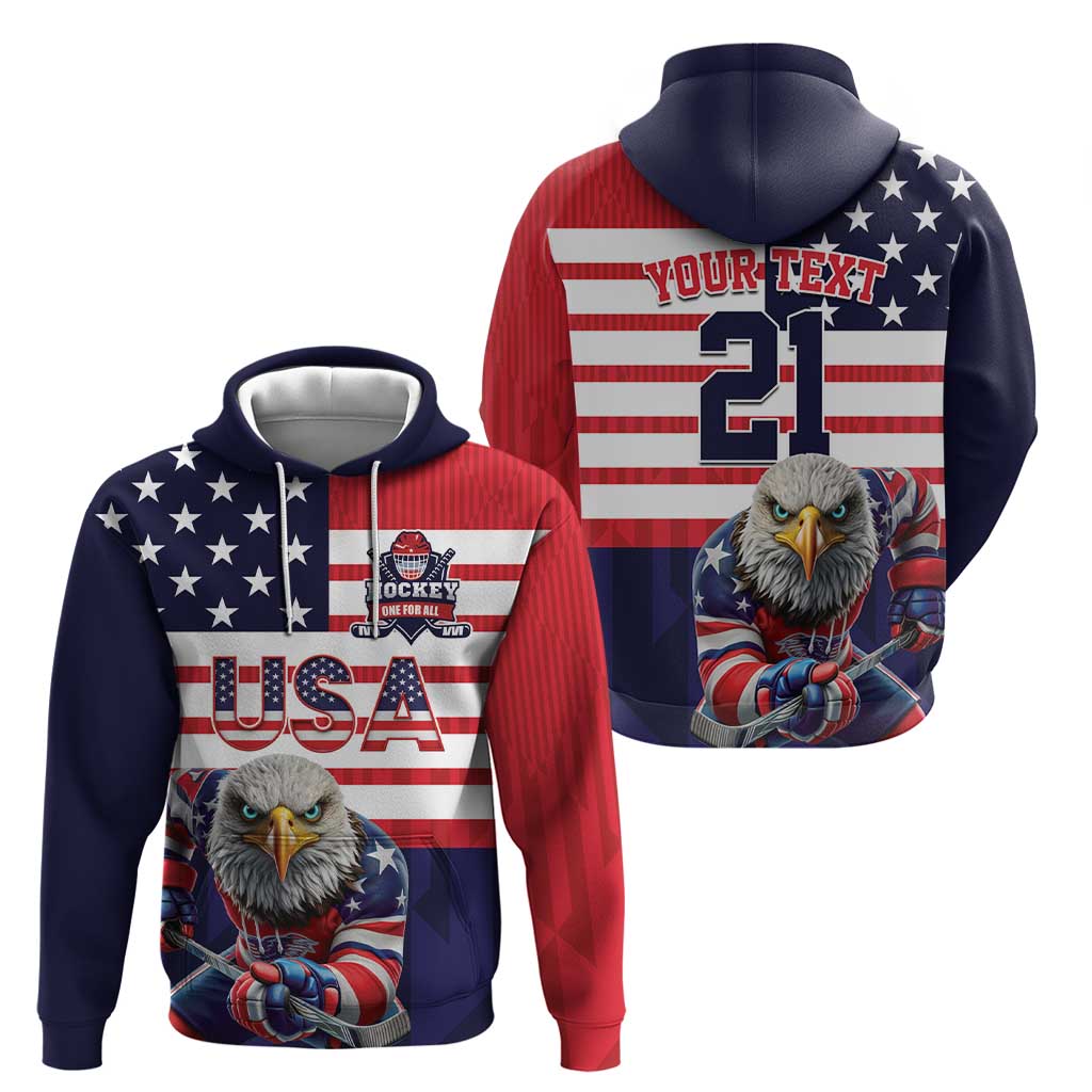 United States Ice Hockey Custom Hoodie One For All LT9