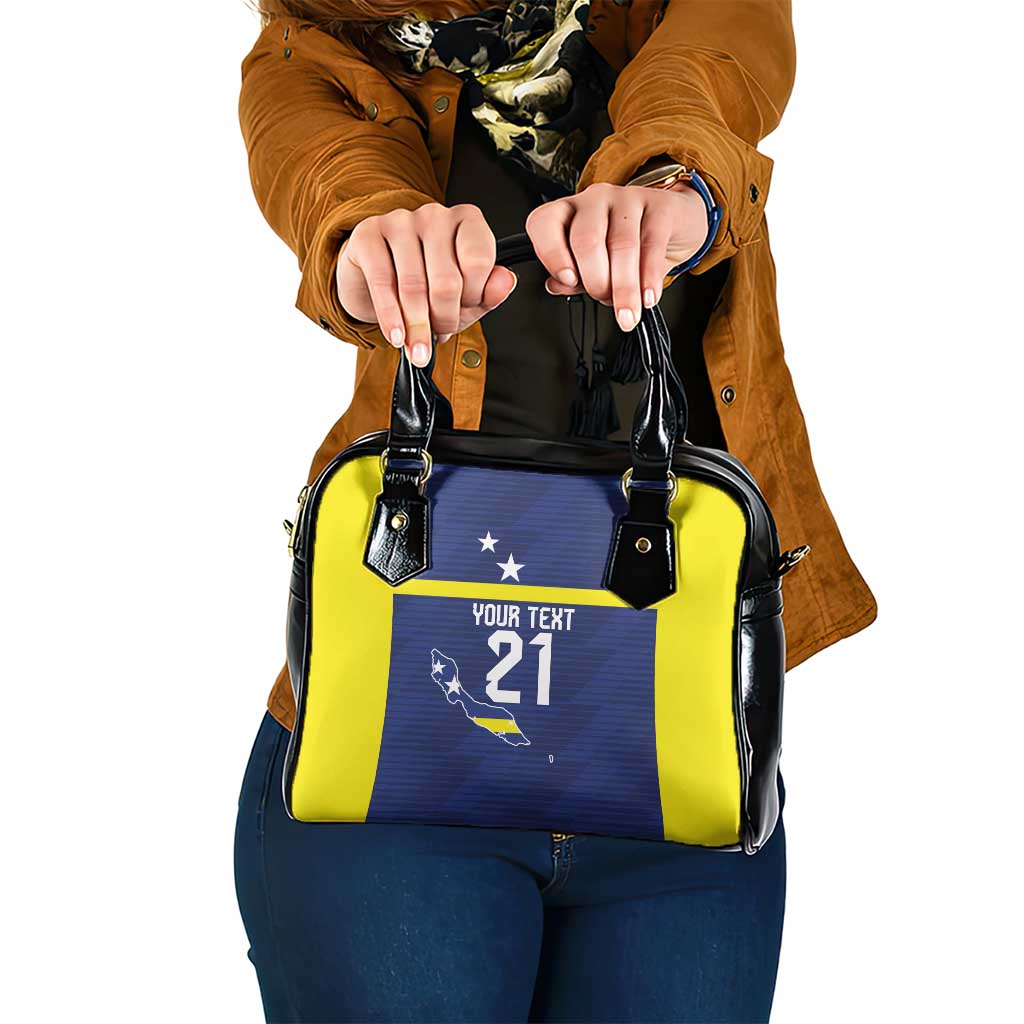 Personalized Curacao Sailboat Shoulder Handbag Tropical Beach Sunset LT9