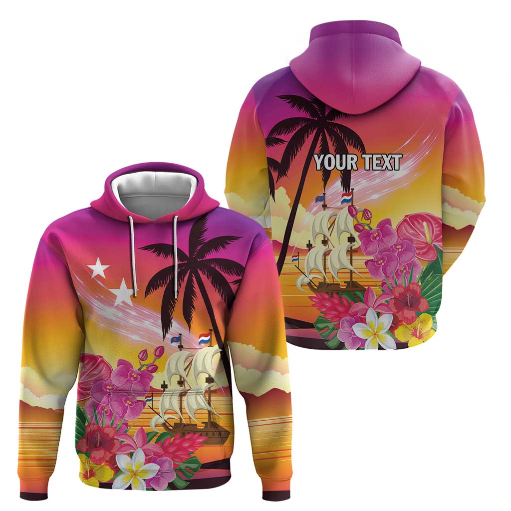 Curacao Football Custom Hoodie Come On La Familia Azul LT9