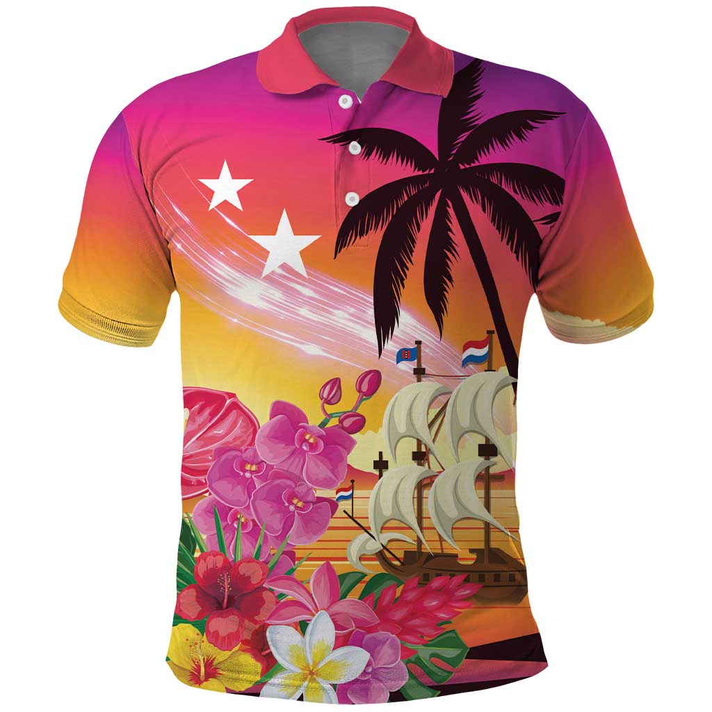 Curacao Football Custom Polo Shirt Come On La Familia Azul LT9