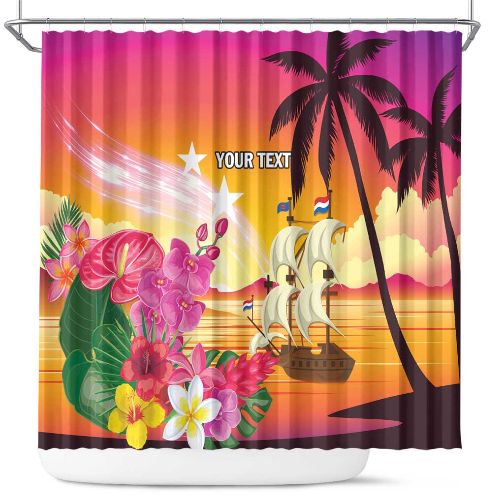 Curacao Football Custom Shower Curtain Come On La Familia Azul LT9
