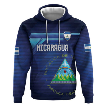 Nicaragua Football Custom Hoodie Come On Los Pinoleros LT9