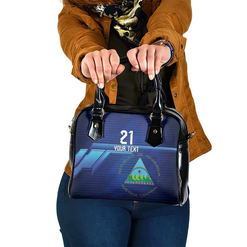 Nicaragua Football Custom Shoulder Handbag Come On Los Pinoleros LT9