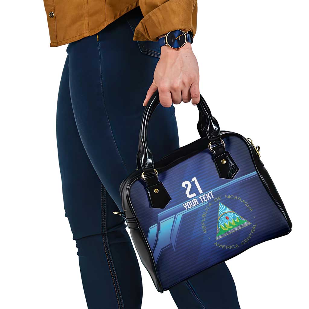 Nicaragua Football Custom Shoulder Handbag Come On Los Pinoleros LT9