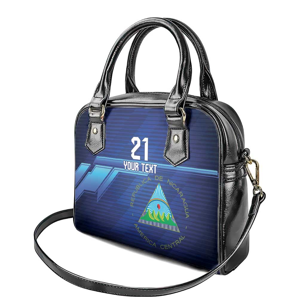 Nicaragua Football Custom Shoulder Handbag Come On Los Pinoleros LT9