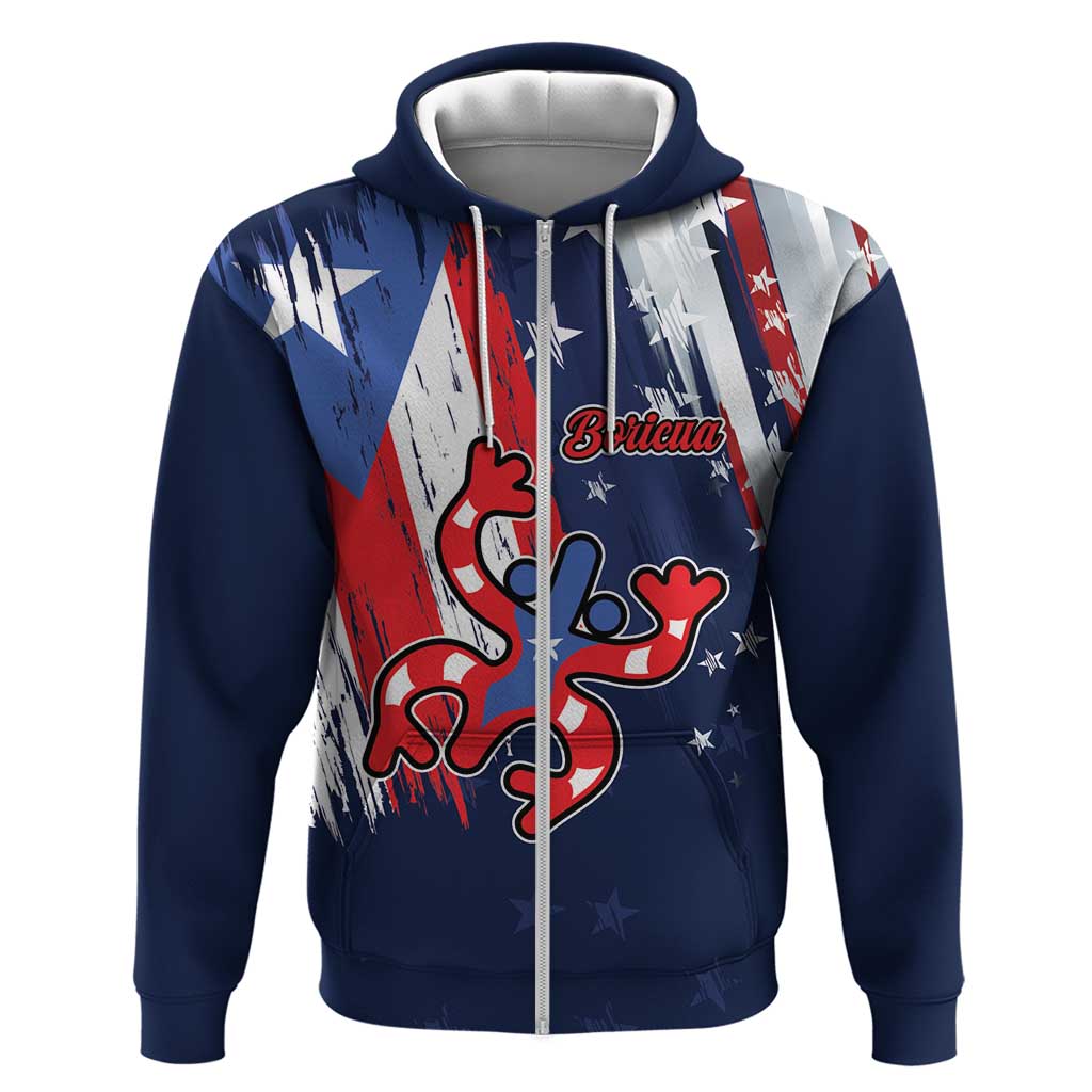 Personalized Puerto Rico American Hoodie Boricua Taino Frog LT9