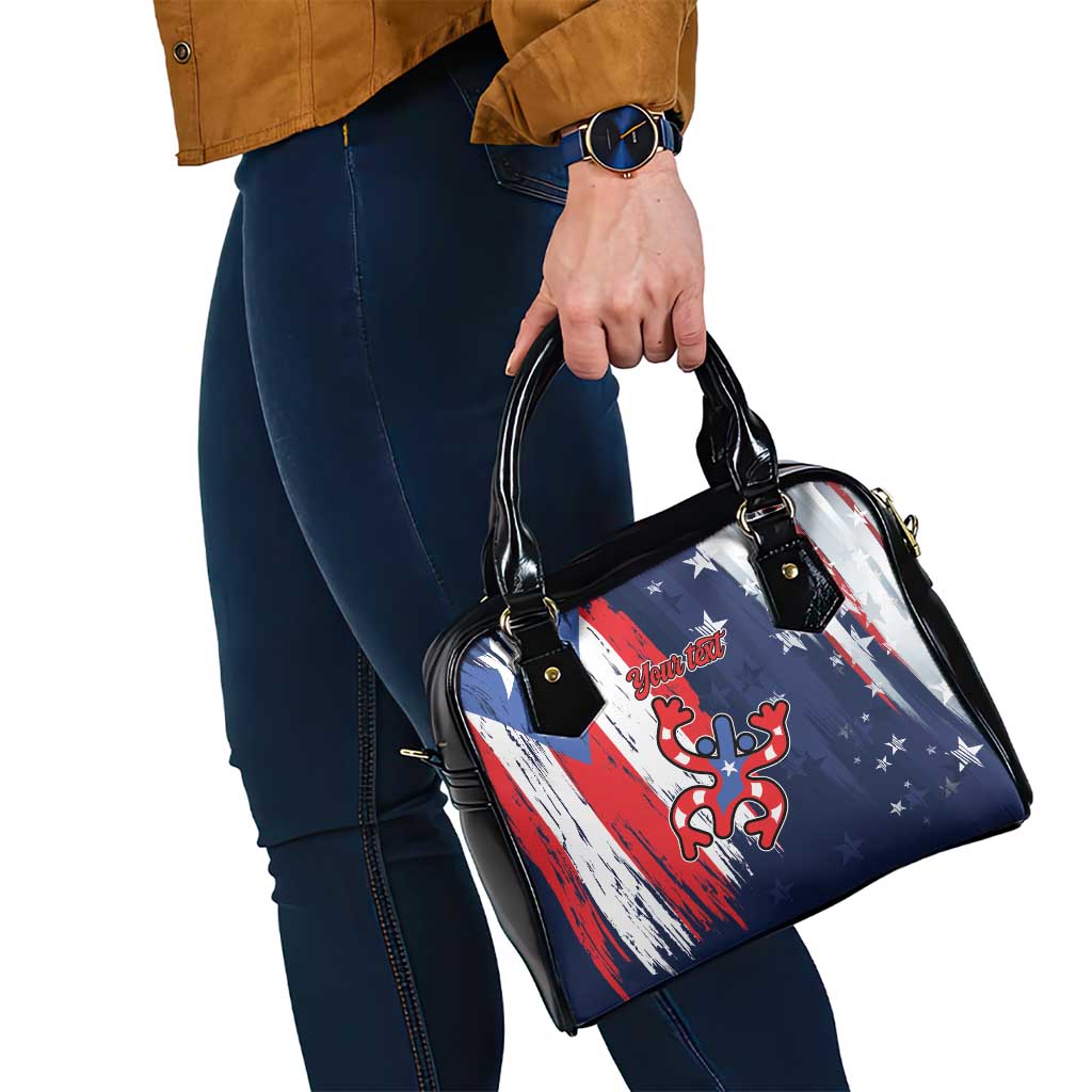 Personalized Puerto Rico American Shoulder Handbag Boricua Taino Frog LT9