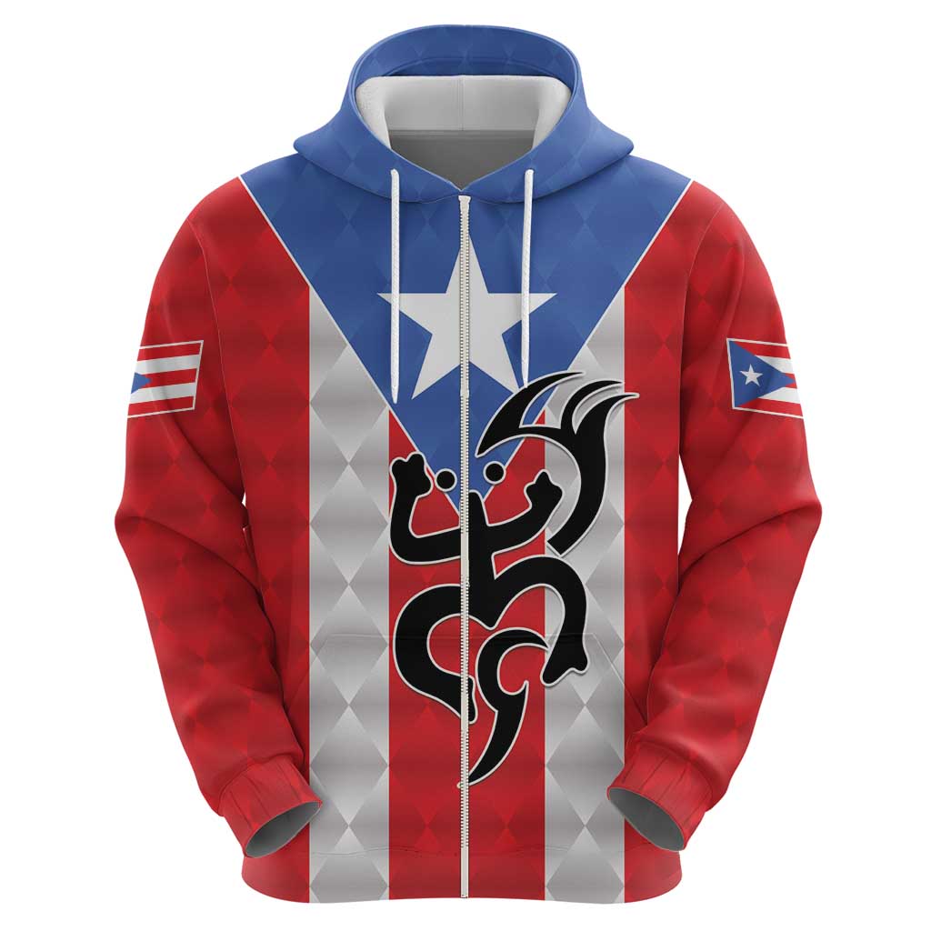 Puerto Rico Football Custom Hoodie Come On El Huracan Azul LT9