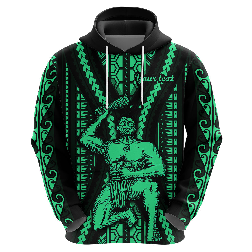 Custom Maori Fathers Day New Zealand Hoodie Aroha Ahau Ki A Koe Papa - Green LT9