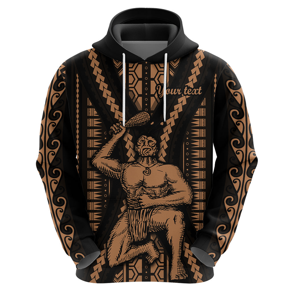 Custom Maori Fathers Day New Zealand Hoodie Aroha Ahau Ki A Koe Papa - Nude LT9