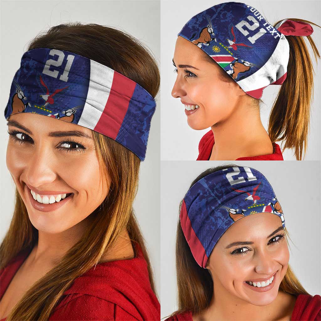 Namibia Cricket Custom Neck Gaiter Coat of arms Namibian Pattern LT9