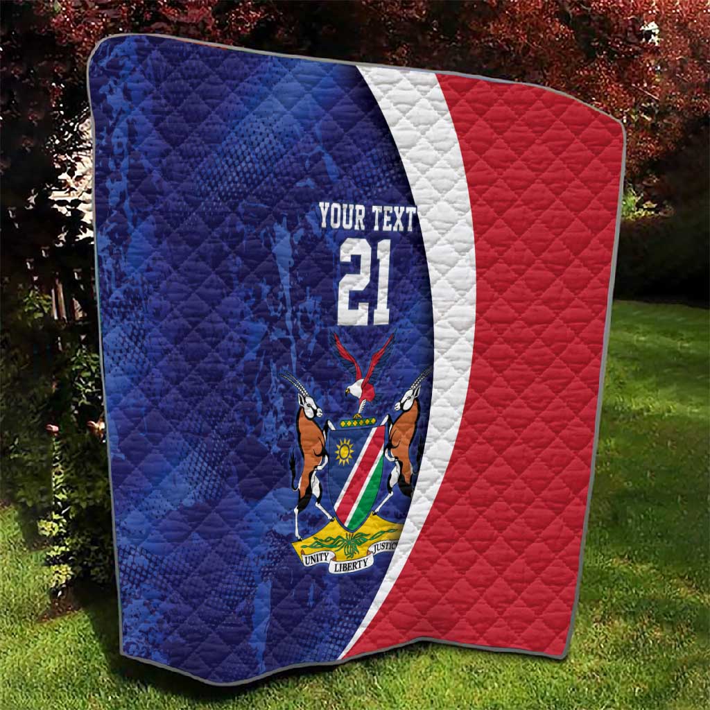 Custom Cricket African Namibia Quilt Coat of arms Namibian Pattern LT9