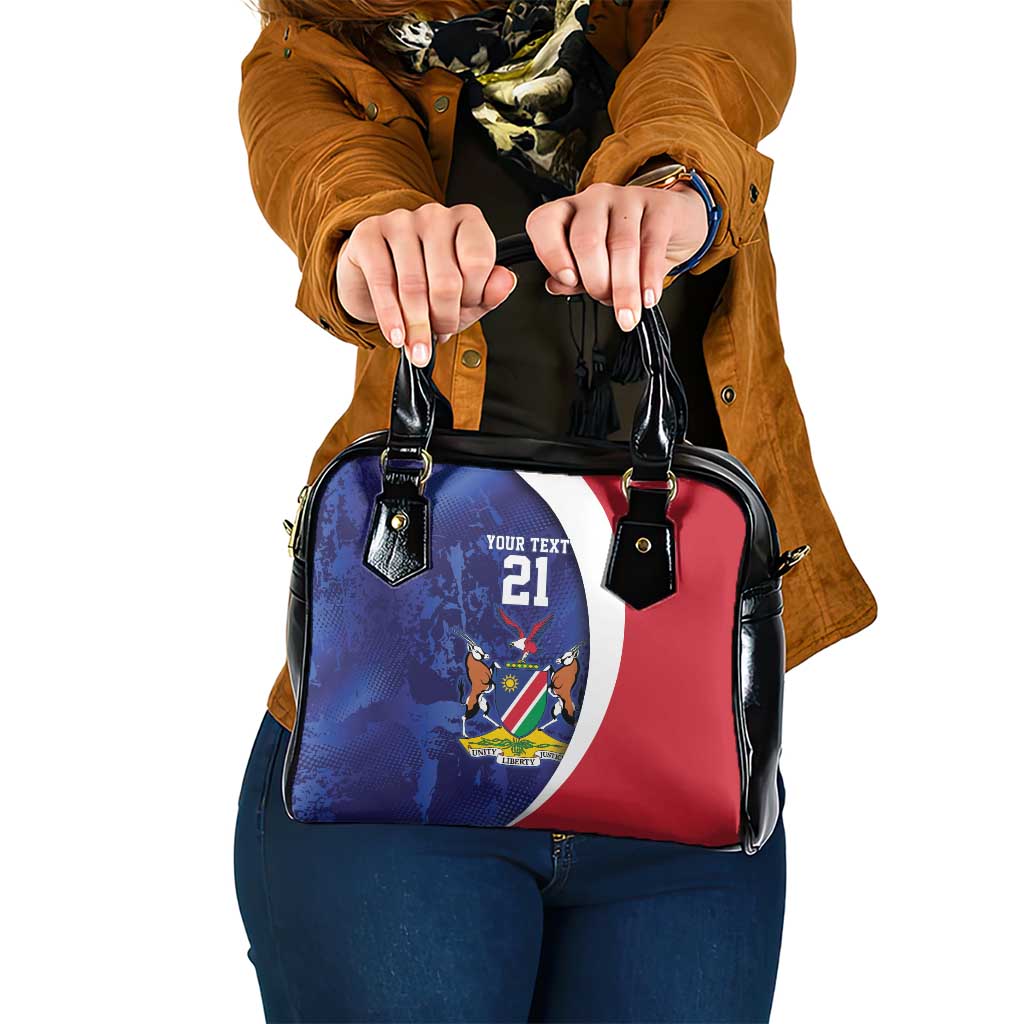 Namibia Cricket Custom Shoulder Handbag Coat of arms Namibian Pattern LT9