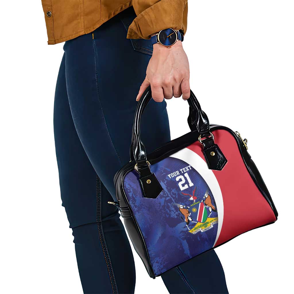 Namibia Cricket Custom Shoulder Handbag Coat of arms Namibian Pattern LT9