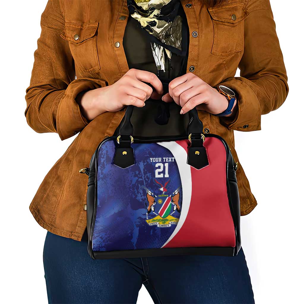 Namibia Cricket Custom Shoulder Handbag Coat of arms Namibian Pattern LT9