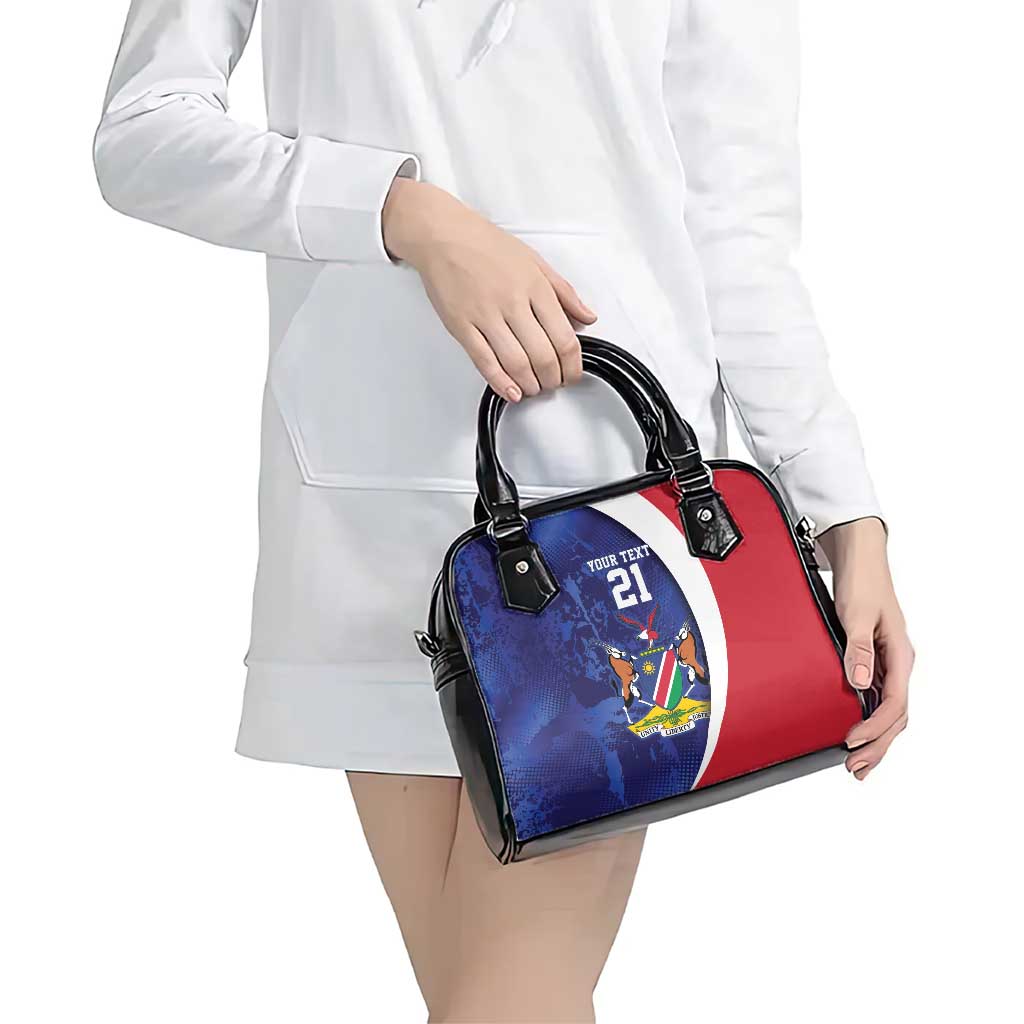Namibia Cricket Custom Shoulder Handbag Coat of arms Namibian Pattern LT9