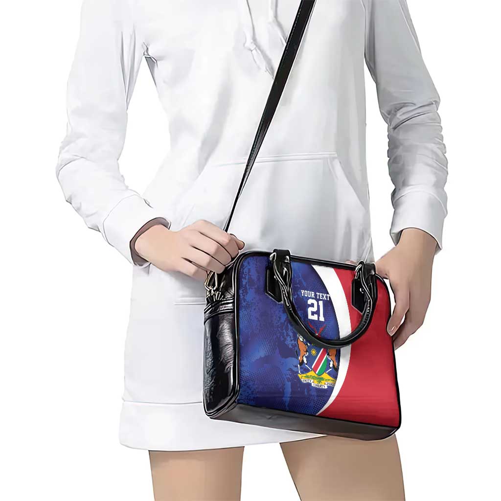 Namibia Cricket Custom Shoulder Handbag Coat of arms Namibian Pattern LT9