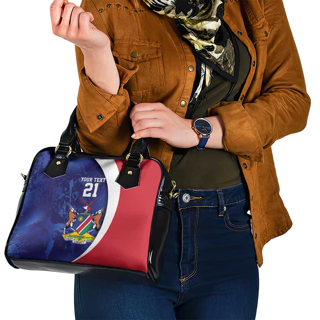 Namibia Cricket Custom Shoulder Handbag Coat of arms Namibian Pattern LT9