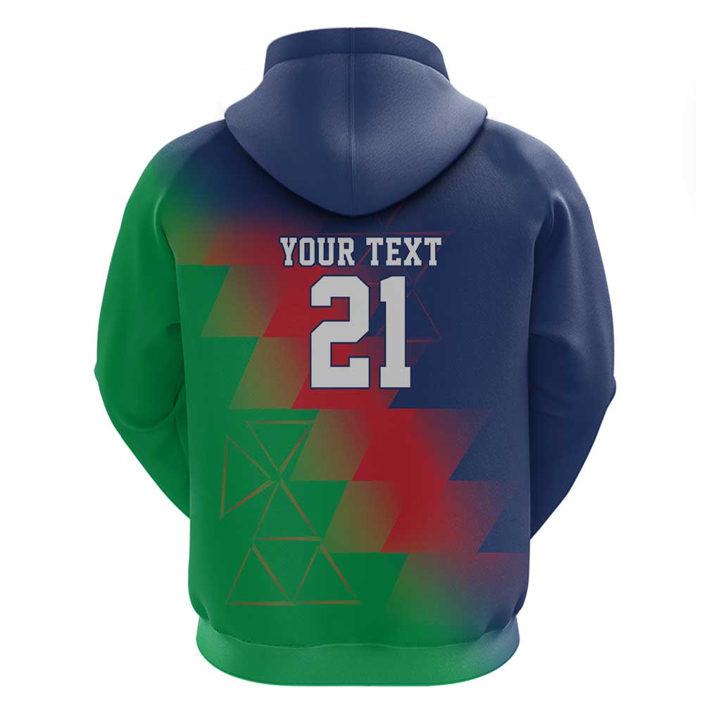 Namibia Cricket Custom Hoodie Namibian Gold Sun Flag Motif LT9