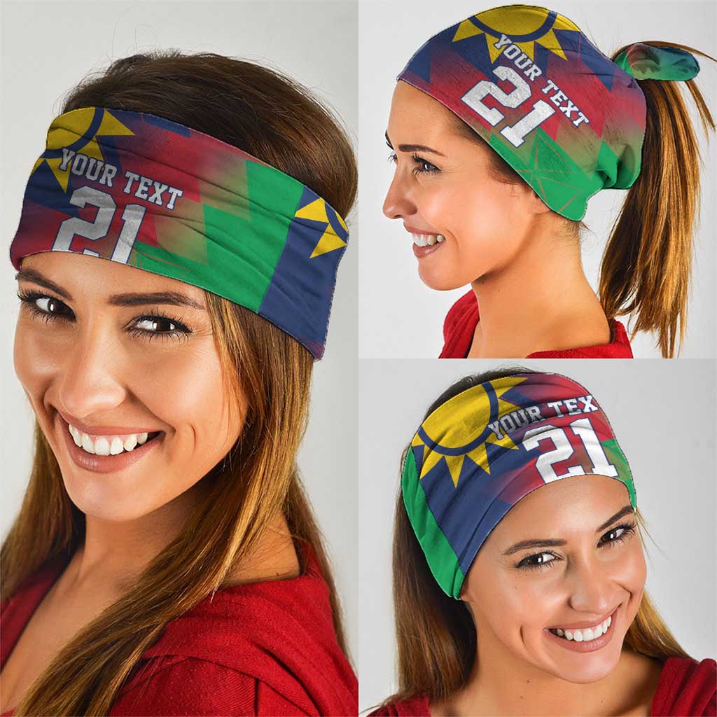 Namibia Cricket Custom Neck Gaiter Namibian Gold Sun Flag Motif LT9