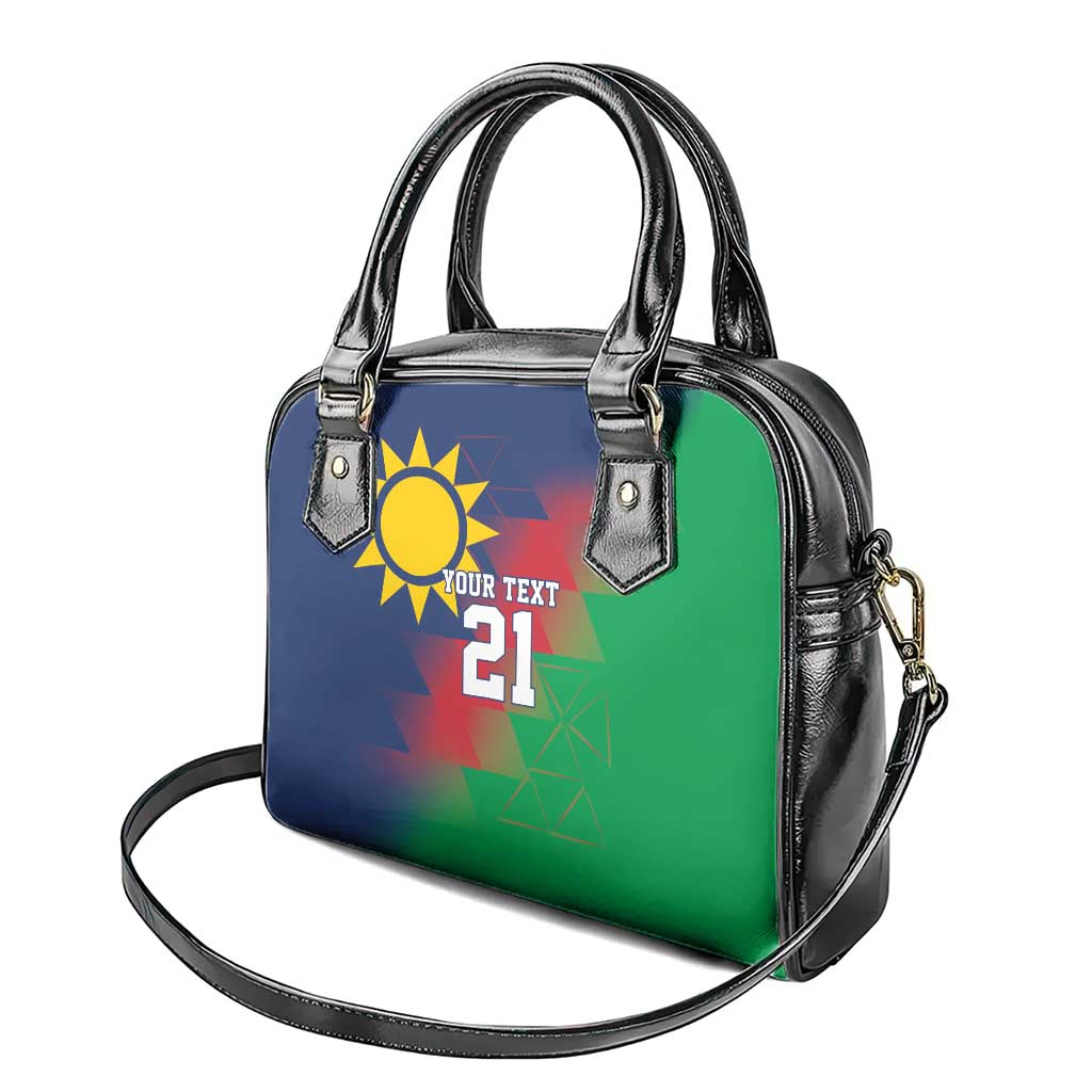 Namibia Cricket Custom Shoulder Handbag Namibian Gold Sun Flag Motif LT9