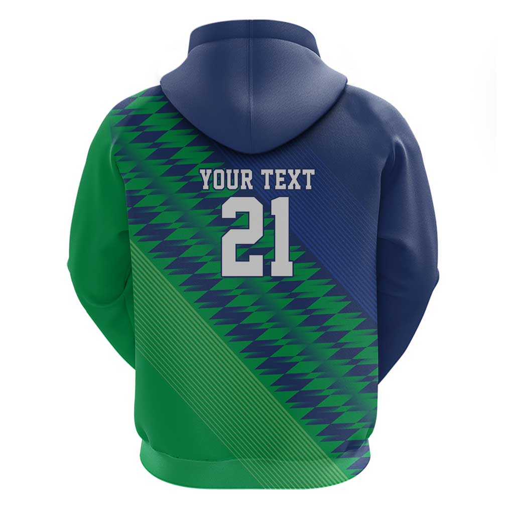 Namibia Cricket Custom Hoodie Namibian Sporty Pattern Flag Motif LT9