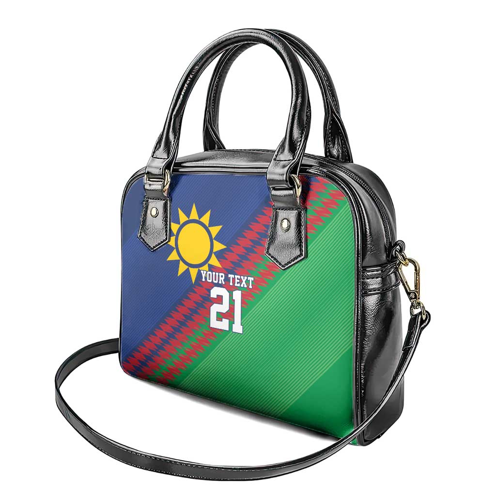 Namibia Cricket Custom Shoulder Handbag Namibian Sporty Pattern Flag Motif LT9