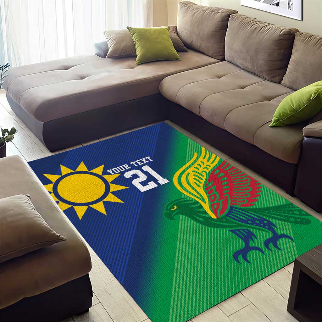 Custom Rugby African Namibia Area Rug Welwitschias African Fish Eagle LT9