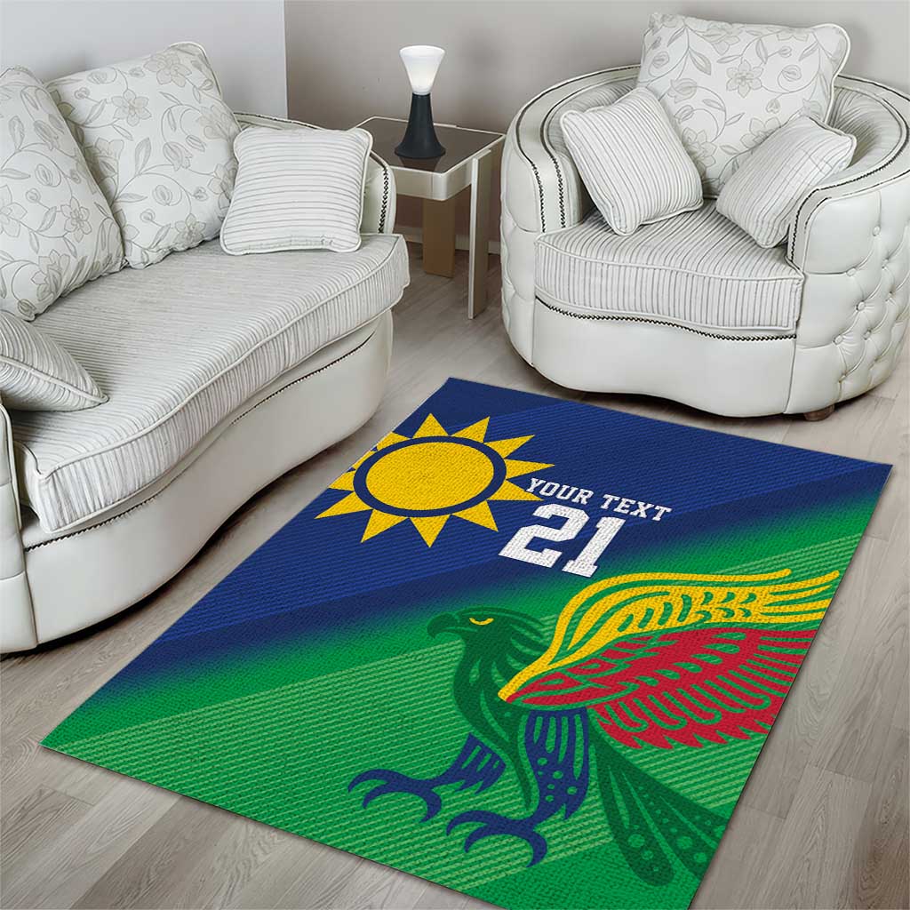 Custom Rugby African Namibia Area Rug Welwitschias African Fish Eagle LT9