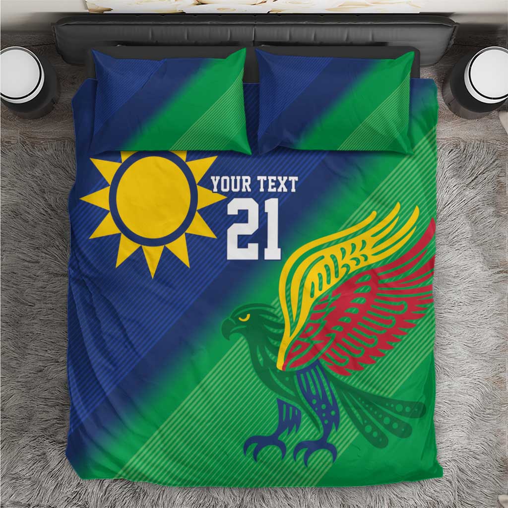 Custom Rugby African Namibia Bedding Set Welwitschias African Fish Eagle LT9