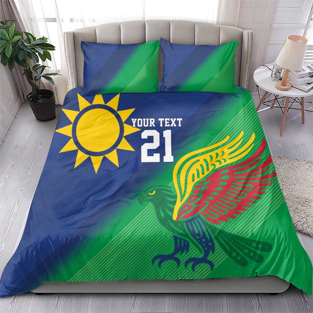 Custom Rugby African Namibia Bedding Set Welwitschias African Fish Eagle LT9