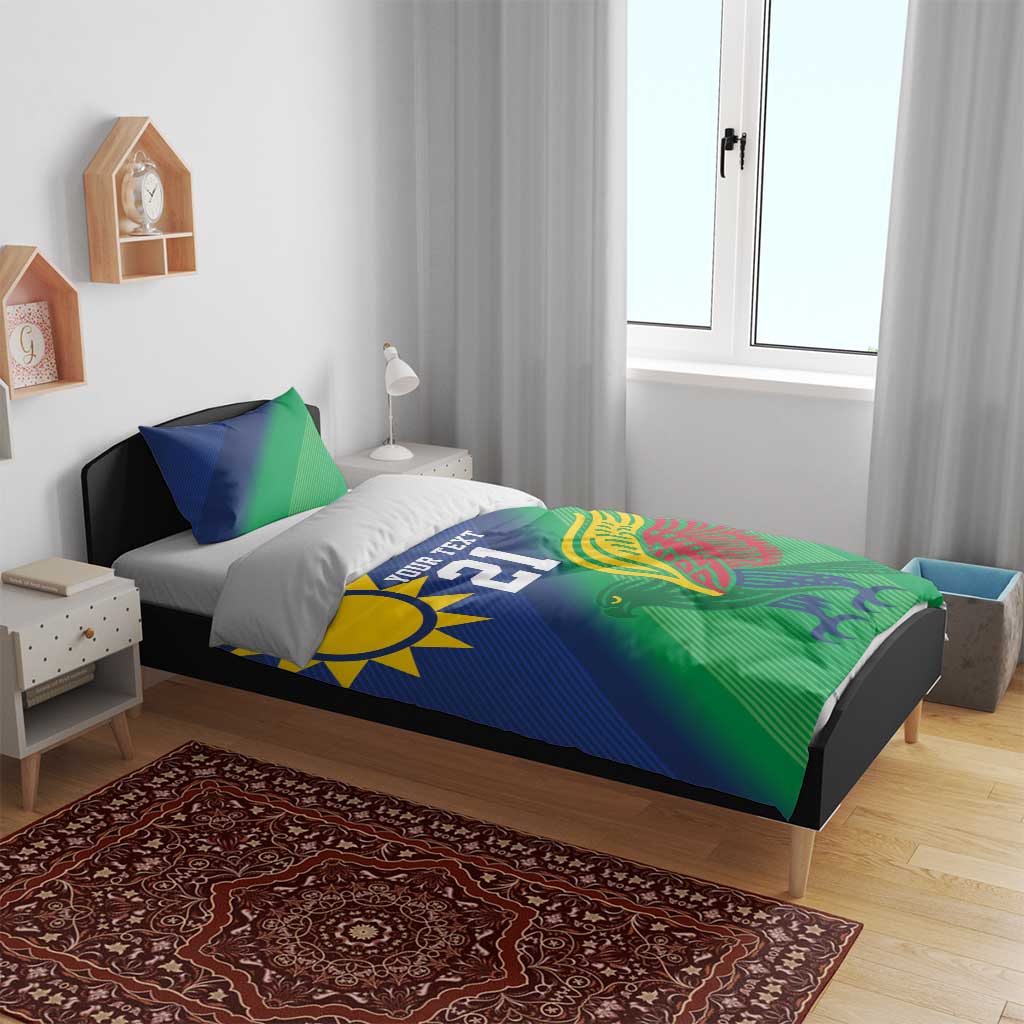 Custom Rugby African Namibia Bedding Set Welwitschias African Fish Eagle LT9