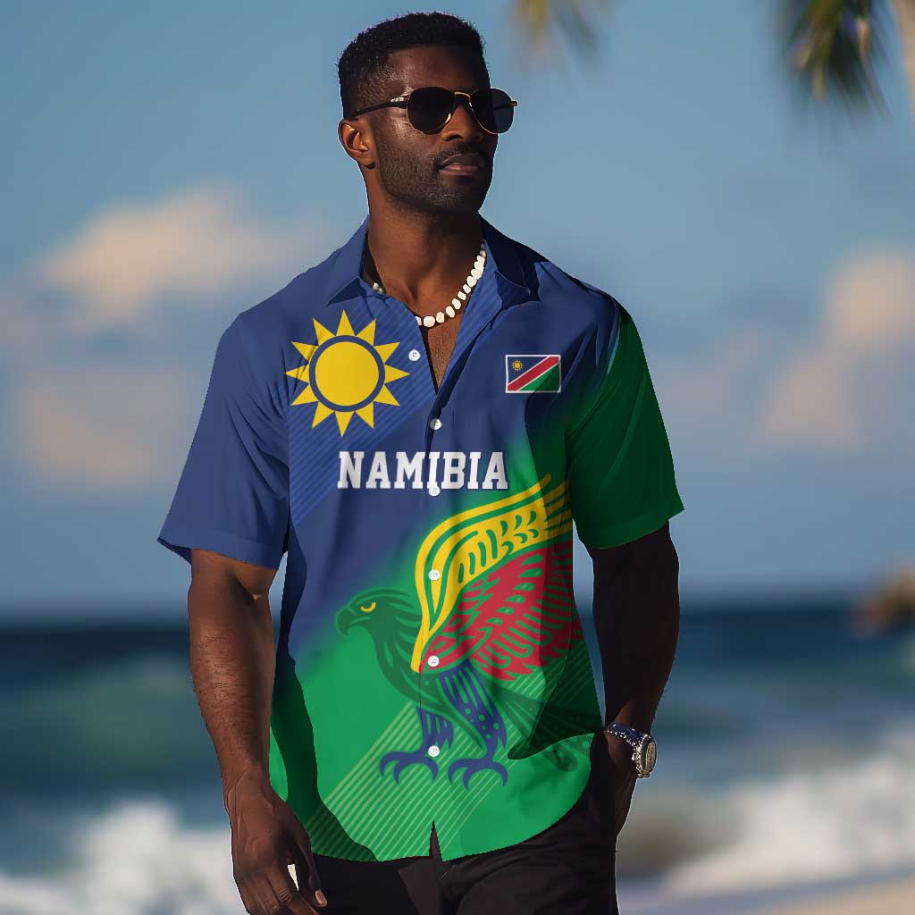 Custom Rugby African Namibia Hawaiian Shirt Welwitschias African Fish Eagle LT9