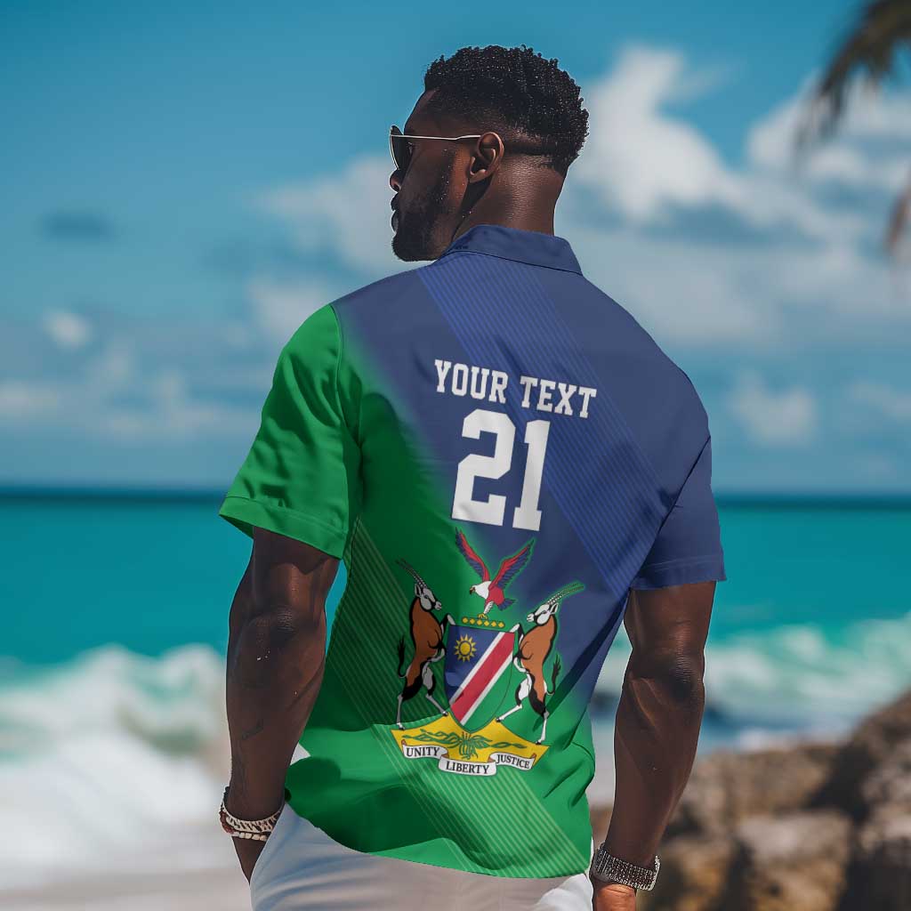 Custom Rugby African Namibia Hawaiian Shirt Welwitschias African Fish Eagle LT9