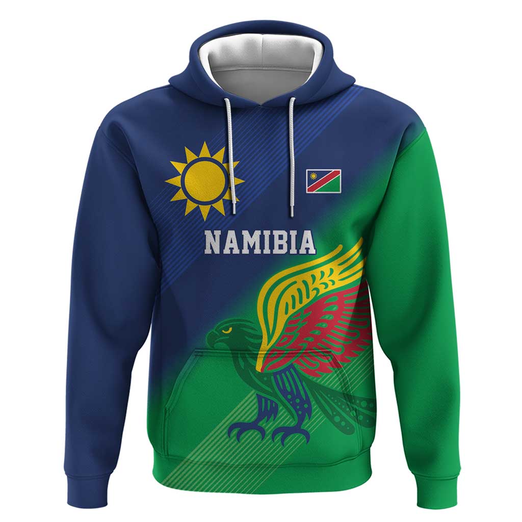 Namibia Rugby Custom Hoodie Welwitschias African Fish Eagle LT9